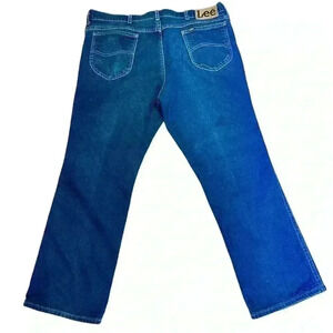 Vintage Lee Riders Jeans Men’s 40x30 Straight Leg Cotton Blend Lee Zipper USA
